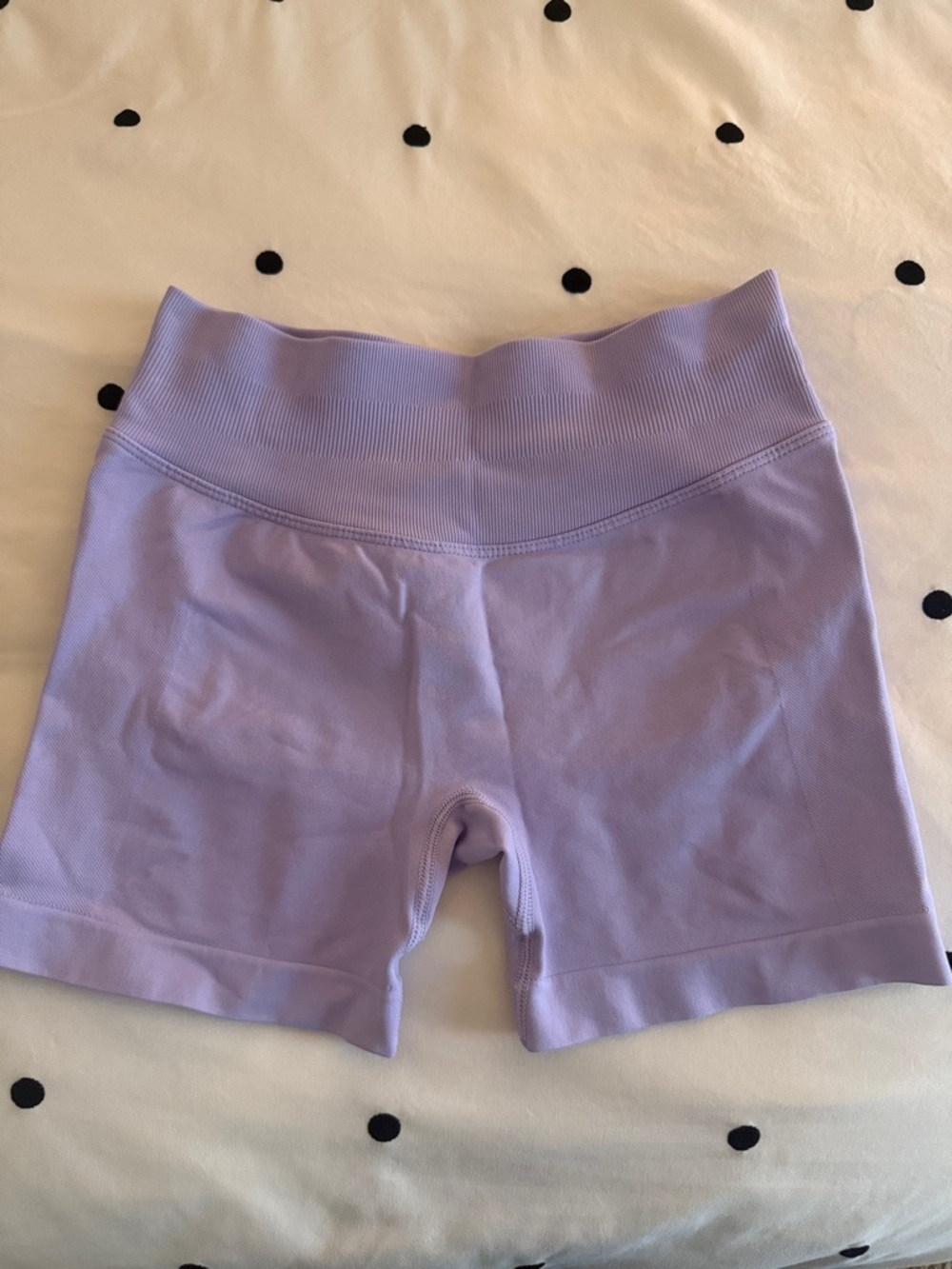 Women's Lavender Seamless Active Bike Shorts